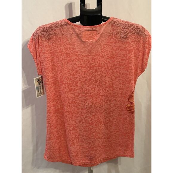 NWT Hawaiian Drift Hibiscus T-Shirt Women's size M - Picture 3 of 4